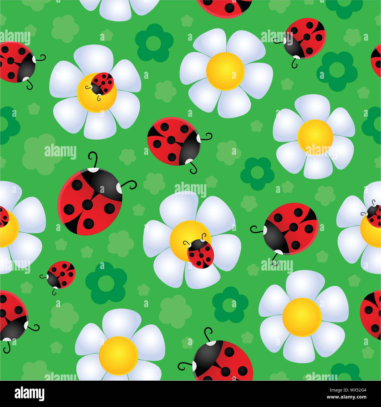 Seamless background flower theme 2 Stock Vector Image & Art - Alamy