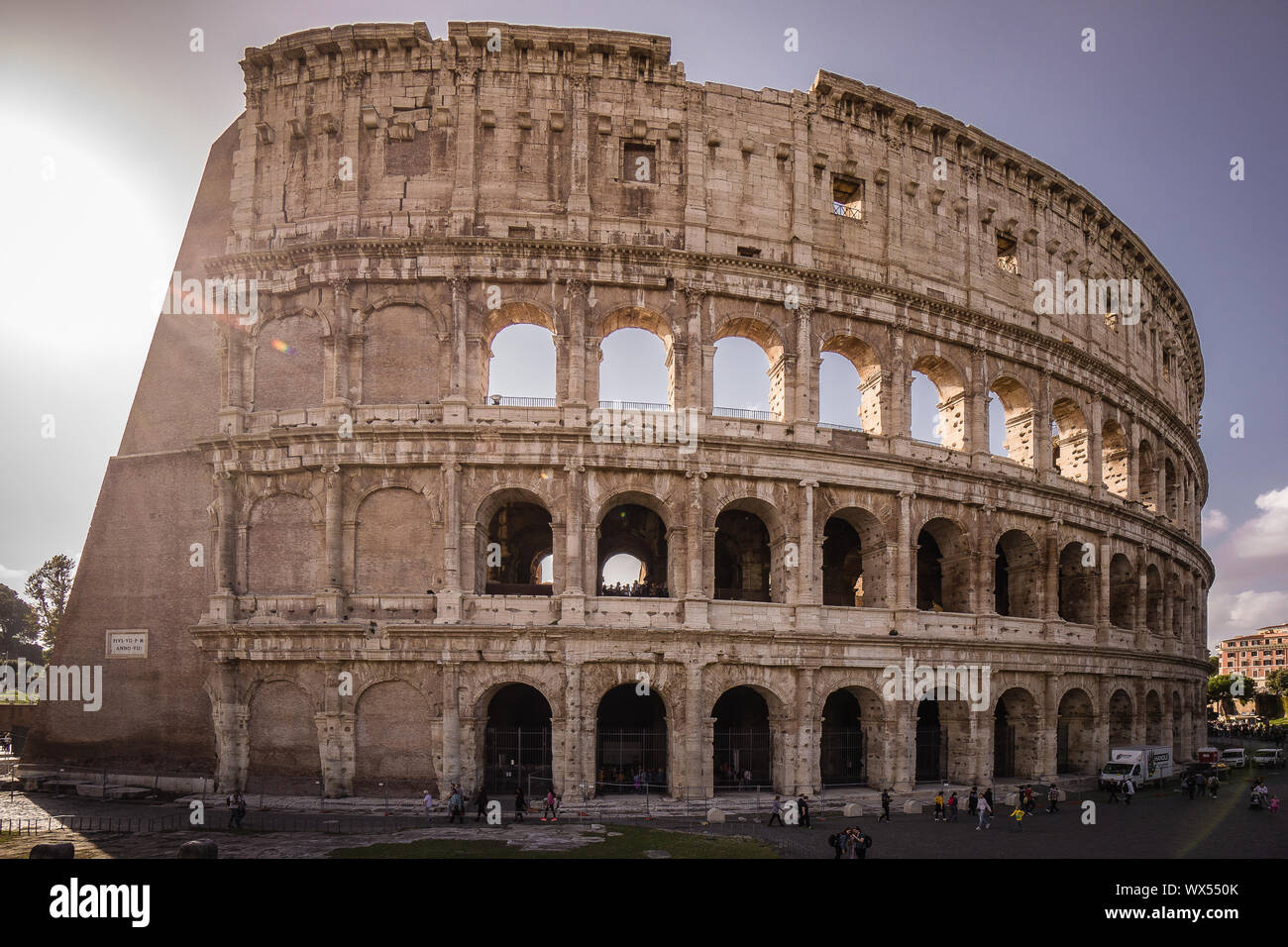 Colosseo at daytime Koluseum Stock Photo
