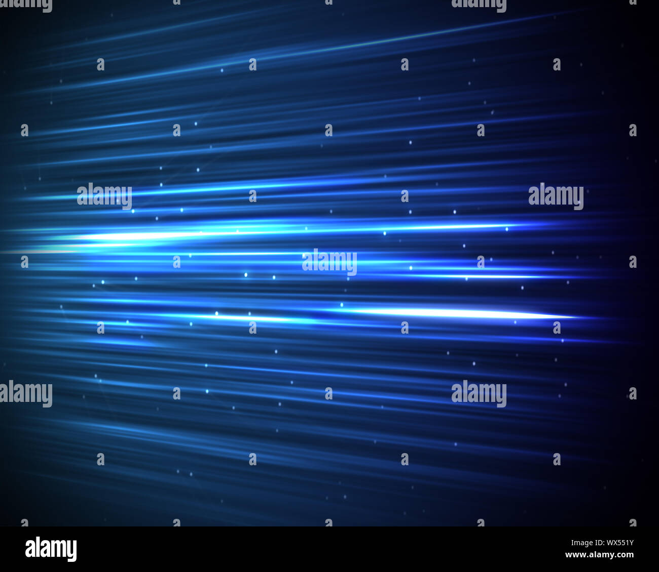 Background of blue lines horizontal Stock Photo