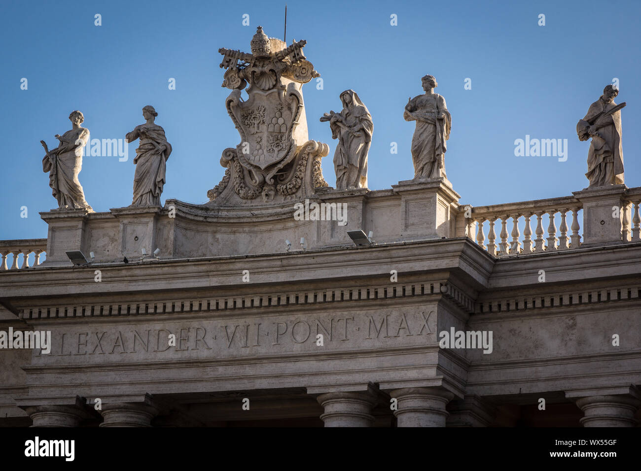 Piazza San PietroPont Alexander Stock Photo