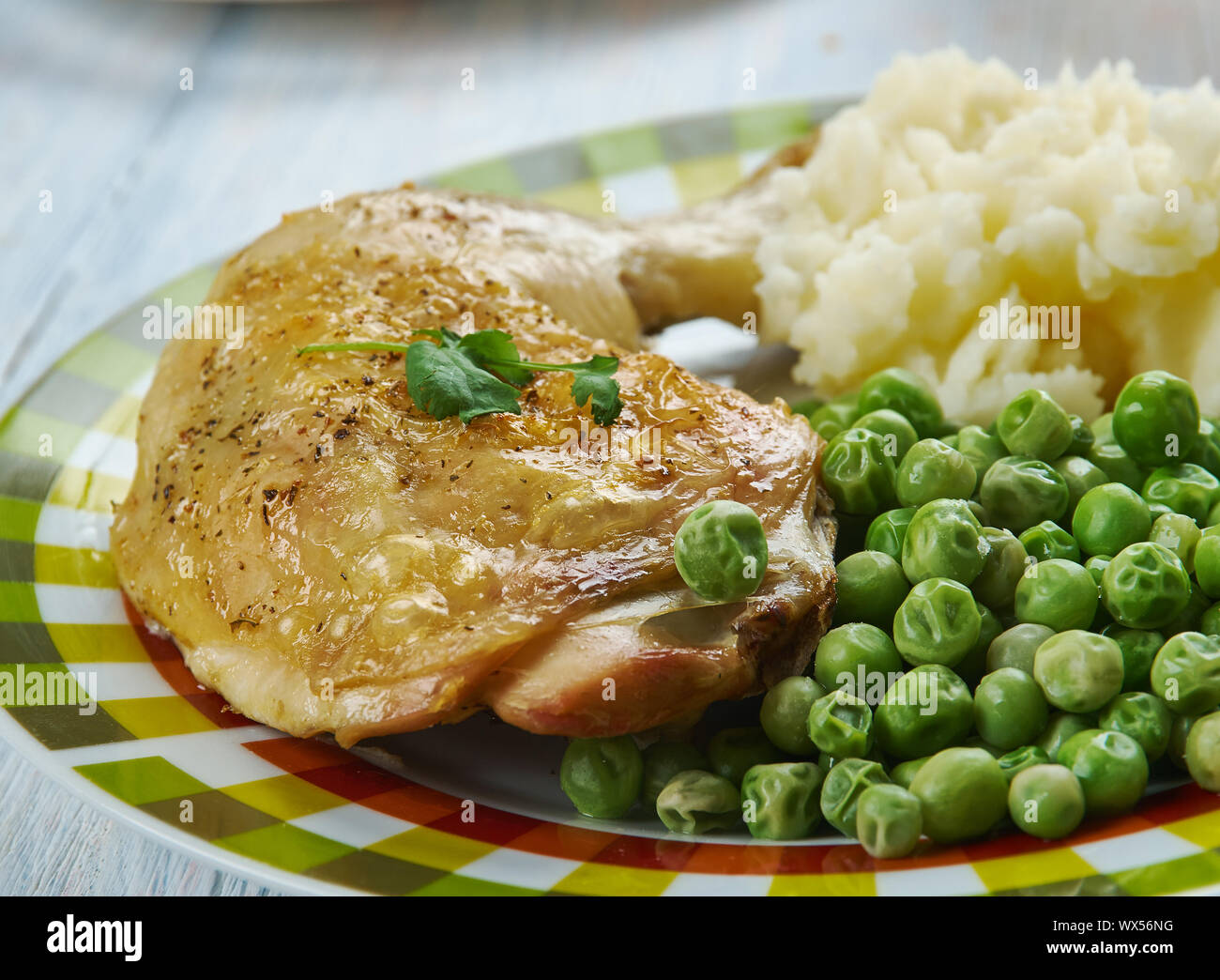 Honey Dijon Baked Chicken Stock Photo Alamy