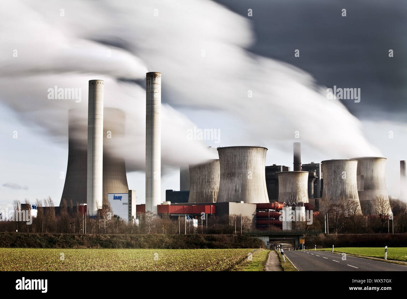 Niederaussem lignite-fired power plant, coal phase-out, Bergheim, Germany, Europe Stock Photo