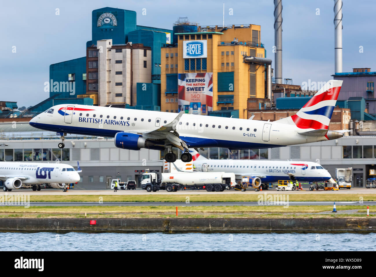 London, United Kingdom – July 7, 2019: British Airways BA CityFlyer ...