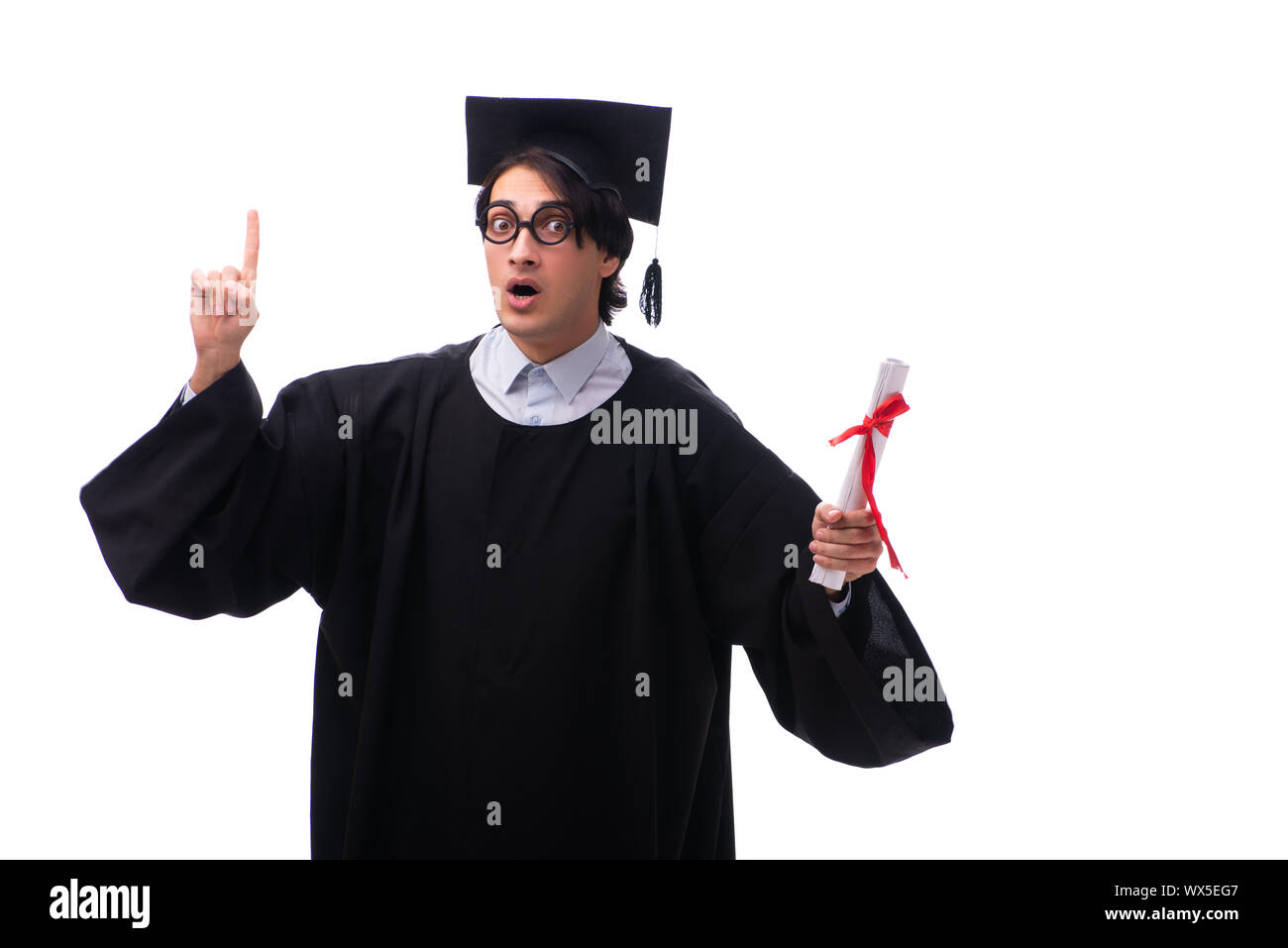 Caution graduation hi-res stock photography and images - Alamy