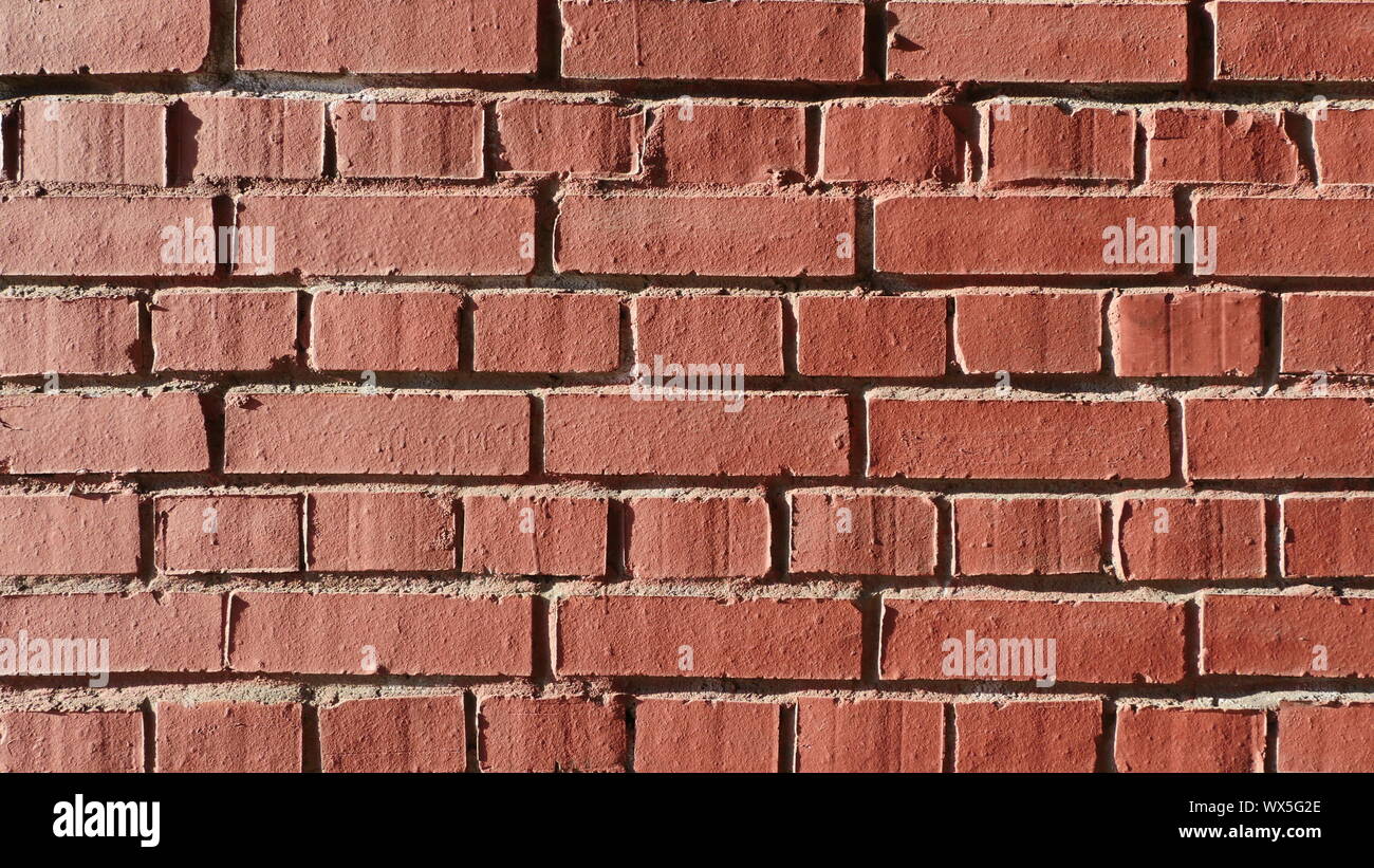 red brick wall background Stock Photo
