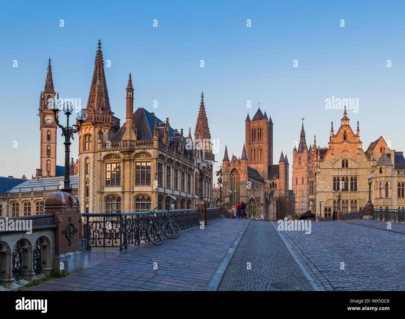 Gent cityscape - Belgium Stock Photo