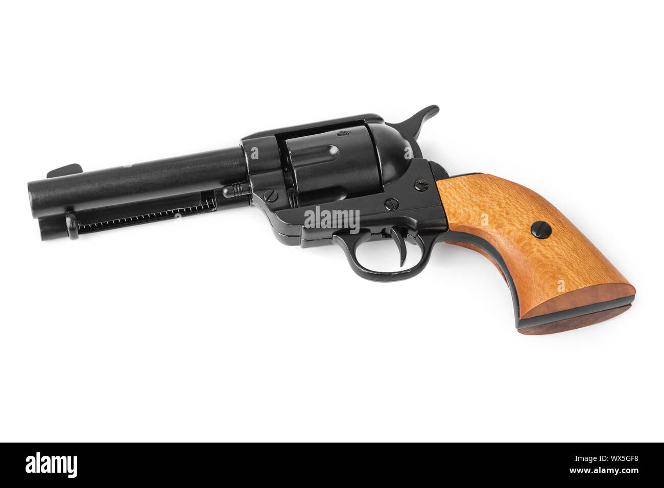 Gun revolver Stock Photo