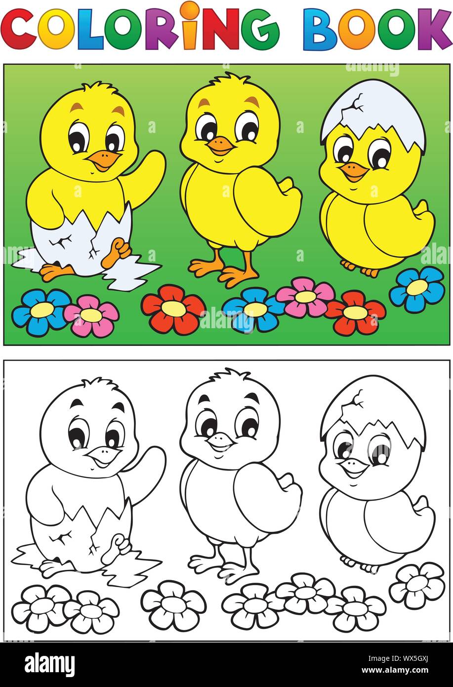 Coloring book bird image 6 Stock Vector Image & Art - Alamy