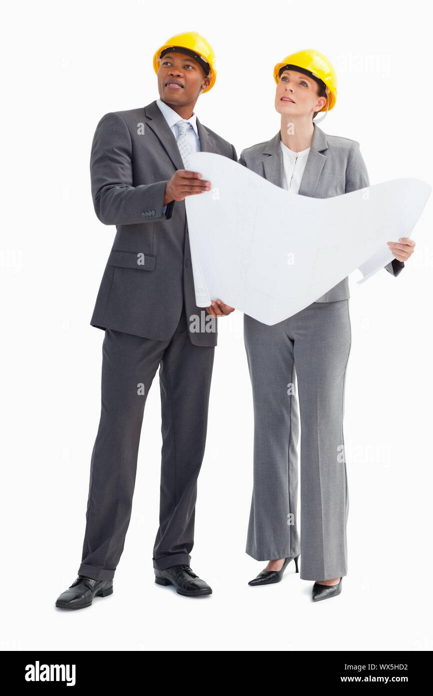 Two Men Wearing Black Hats Cut Out Stock Images & Pictures - Alamy