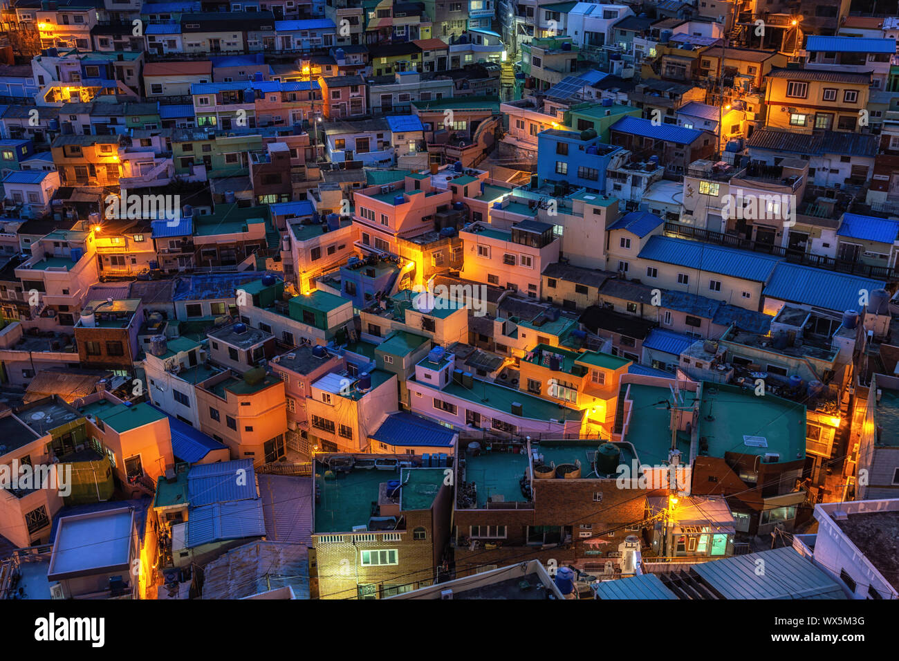 Busan Gamcheon Culture Village Night Stock Photo 274262116 Alamy