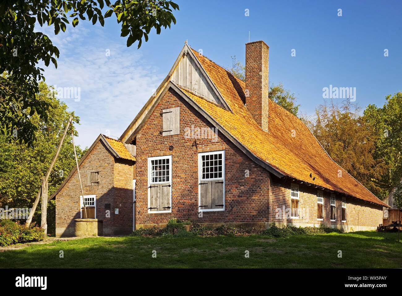 farmhouse museum, Vreden, Muensterland, North Rhine-Westphalia, Germany, Europe Stock Photo