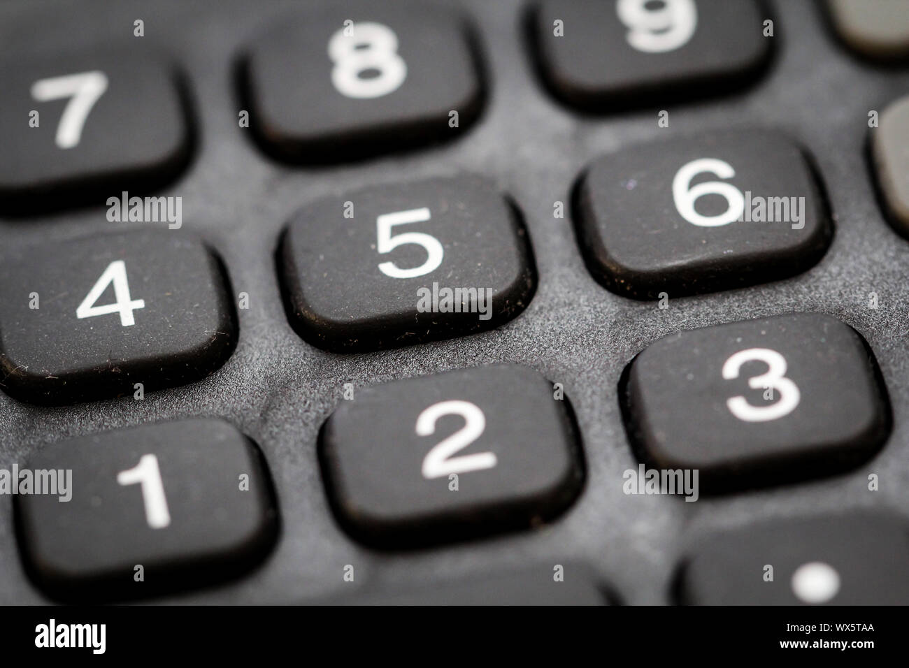 Keyboard and calculator Stock Photo Alamy