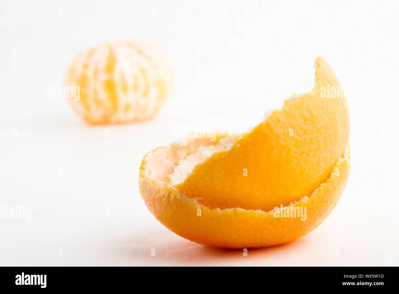 Orange Without peel Stock Photo Alamy