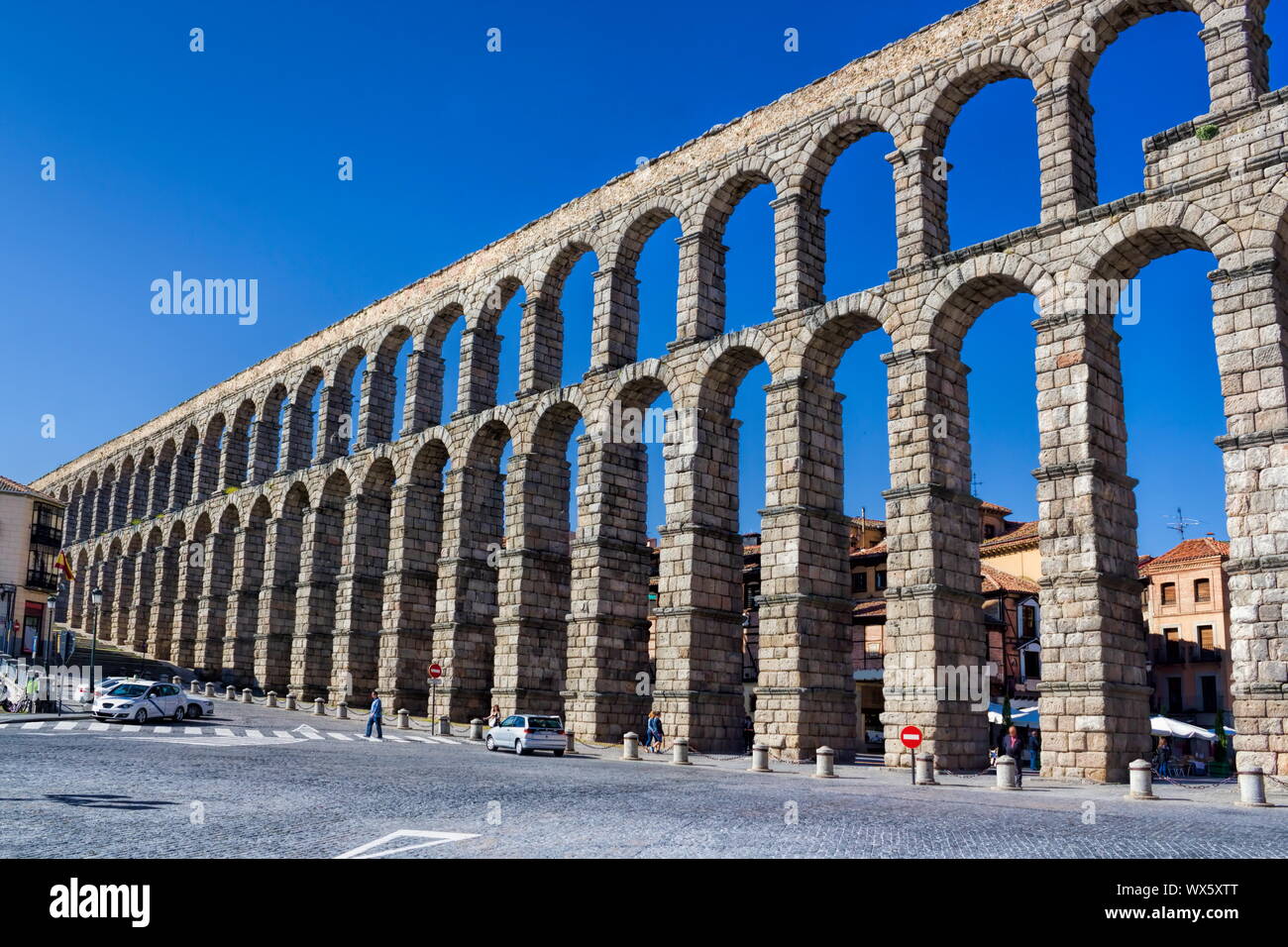 Segovia, Aquädukt Stock Photo