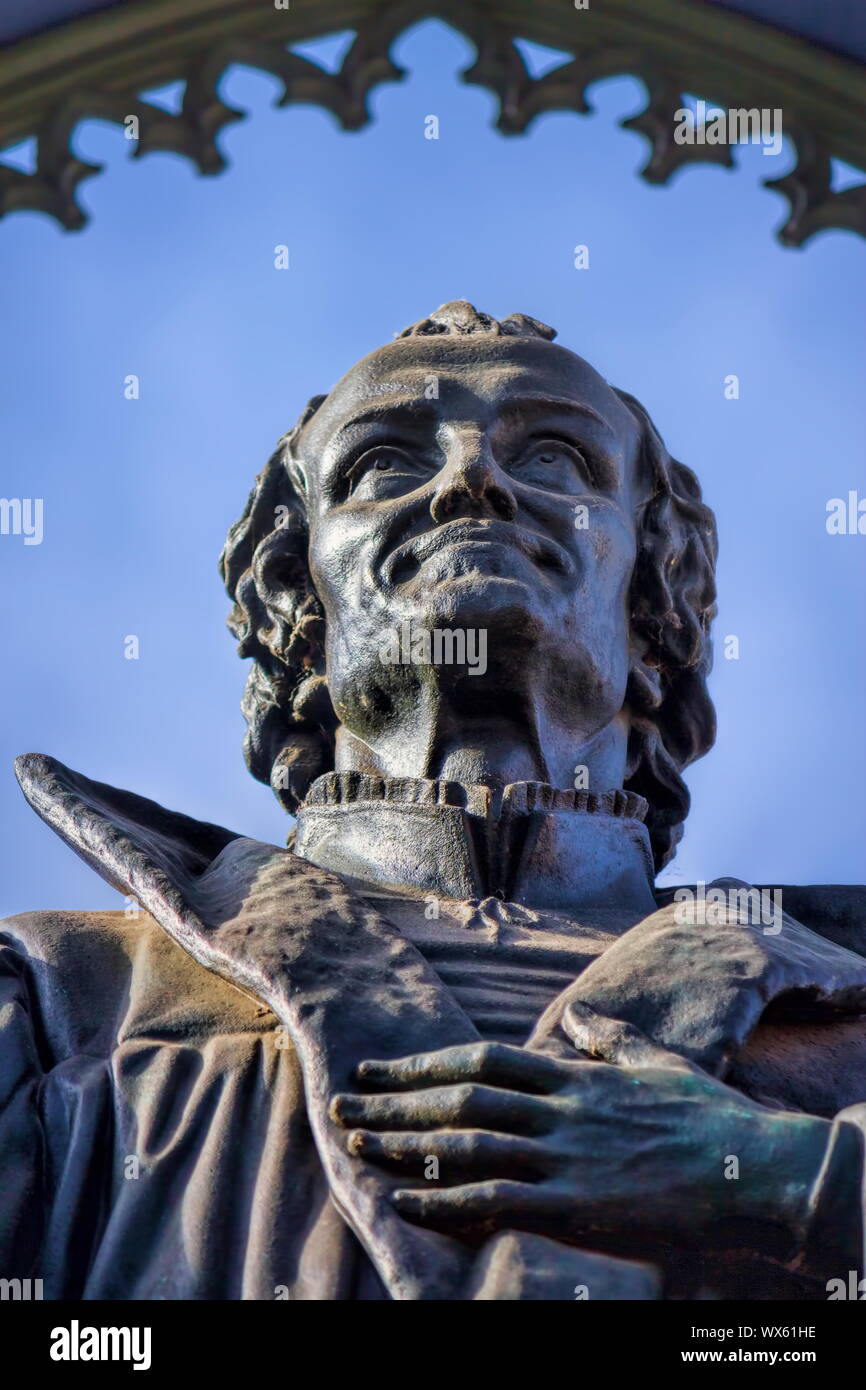 Philipp melanchthon statue wittenberg hires stock photography and