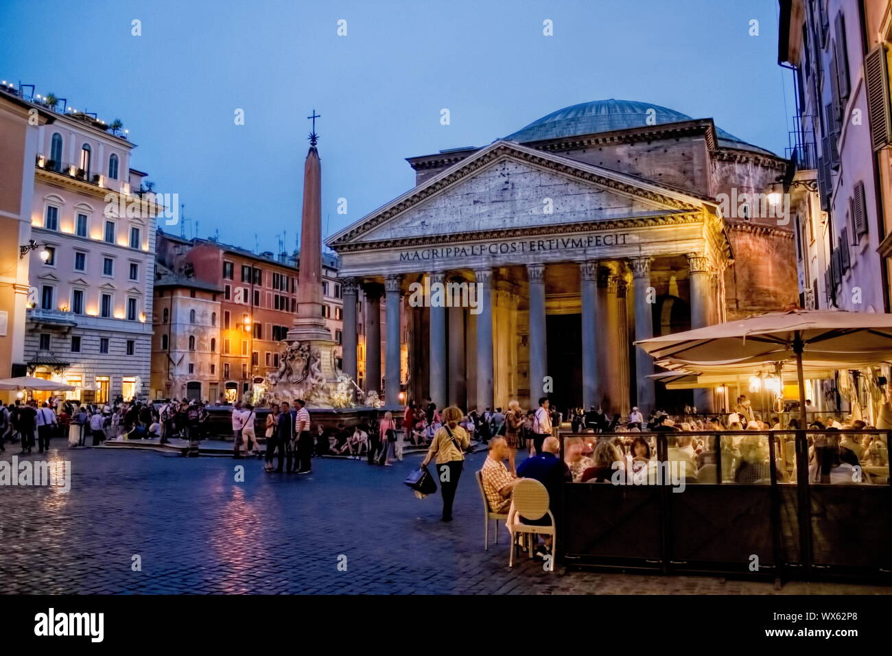 Roma, Piazza della Rotonda Stock Photo
