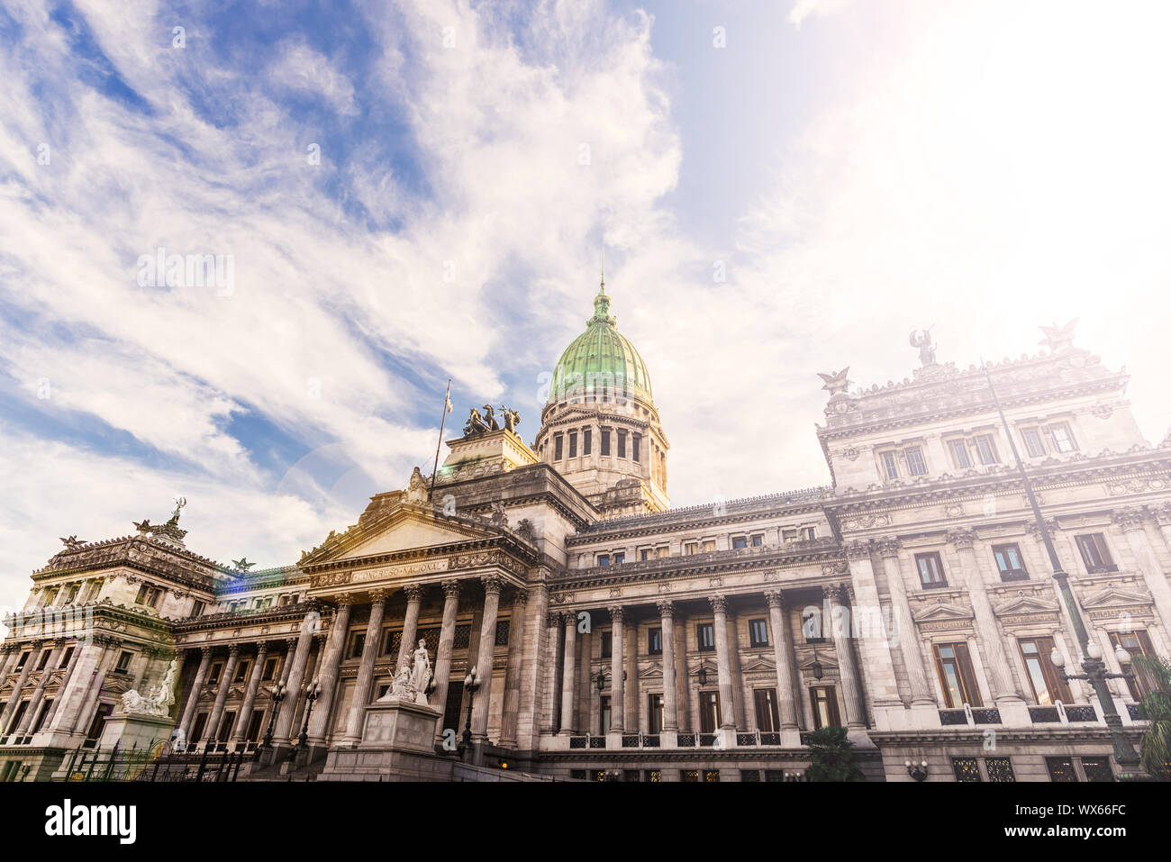 Building of the National Congress of Buenos Aires, Argentina Stock ...