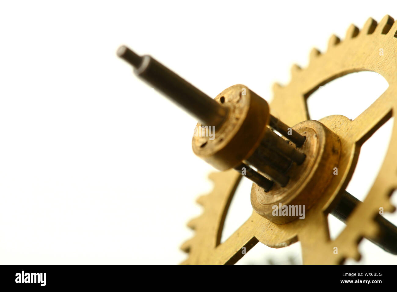 mechanical clock gear macro close up Stock Photo Alamy