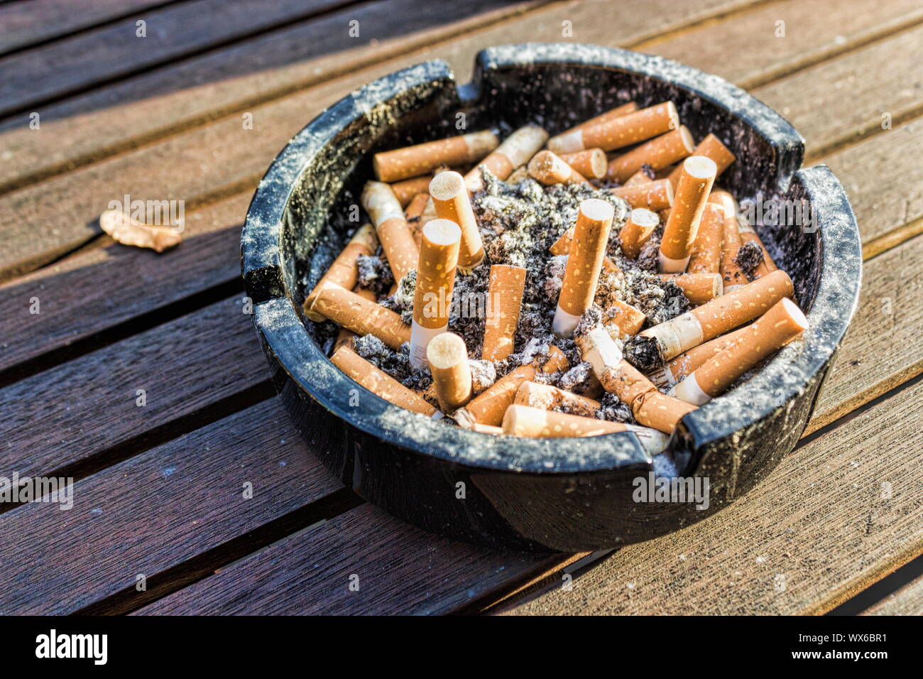 cigarette consumption Stock Photo