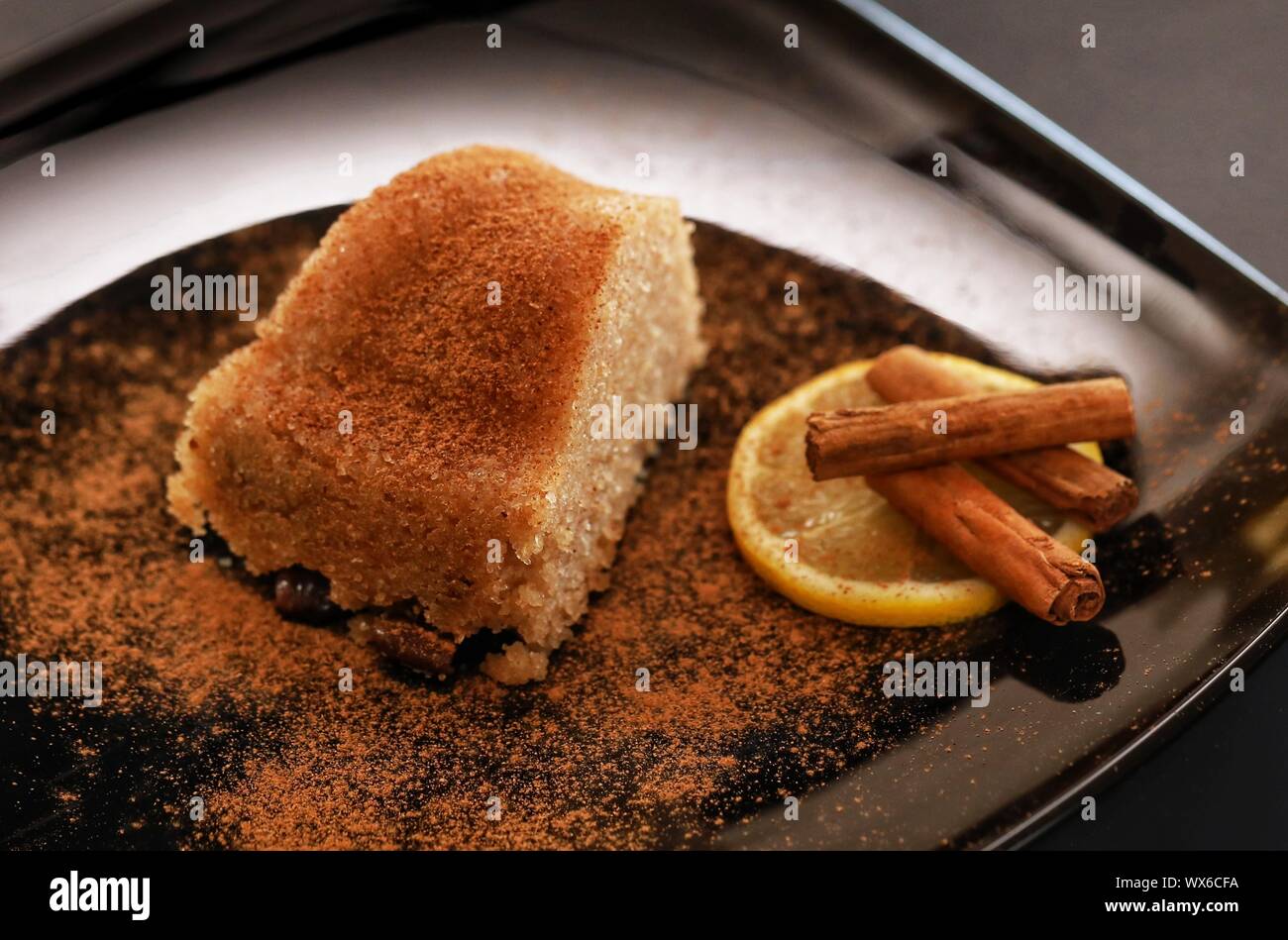 Traditional Greek handmade sweet Halva Stock Photo Alamy