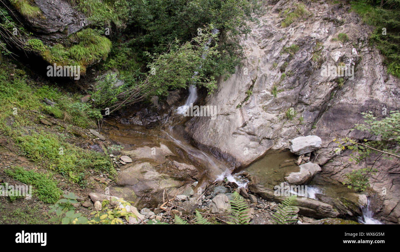 water stream on mountain Stock Photo