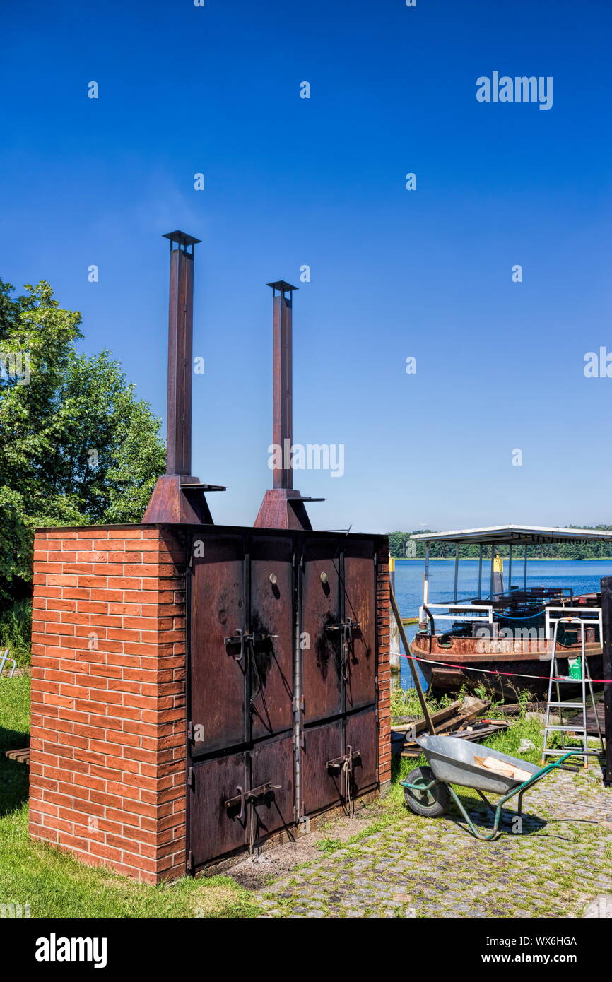 smoking oven Stock Photo Alamy
