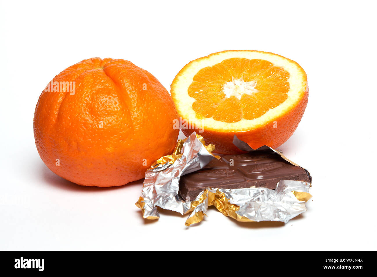 chocolate and orange Stock Photo Alamy