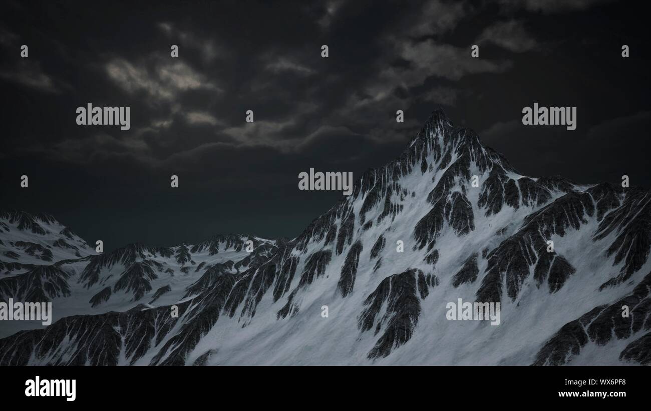 Storm Cloud over Dolomites Stock Photo - Alamy