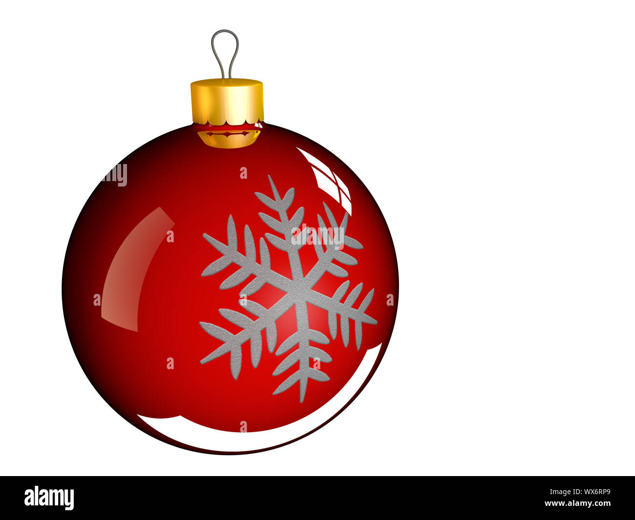 Golden christmas light ball in Cut Out Stock Images & Pictures - Alamy