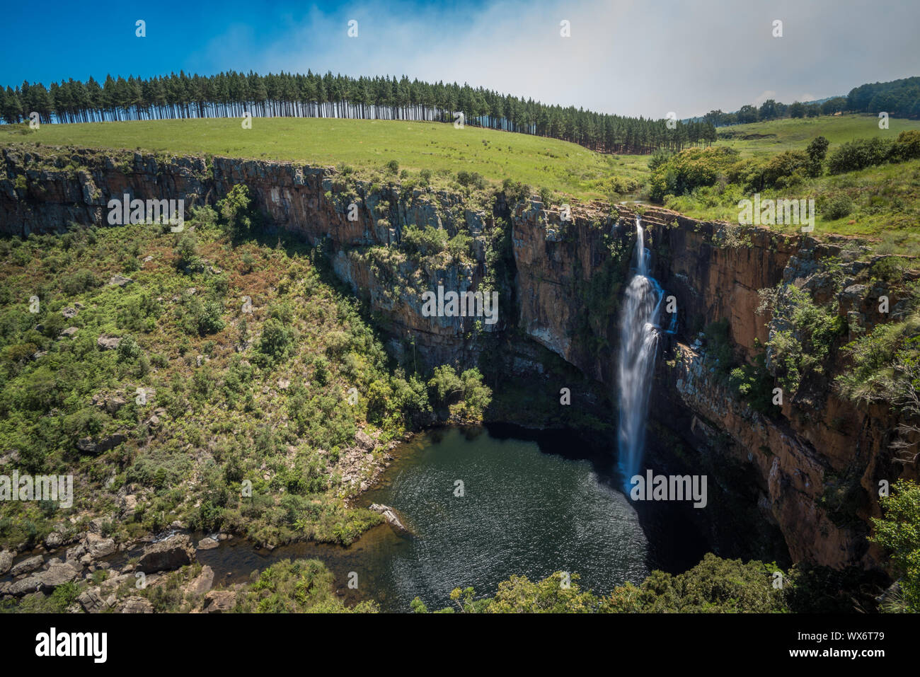 Berlin waterfall in Mpumalanga, South Africa Stock Photo Alamy