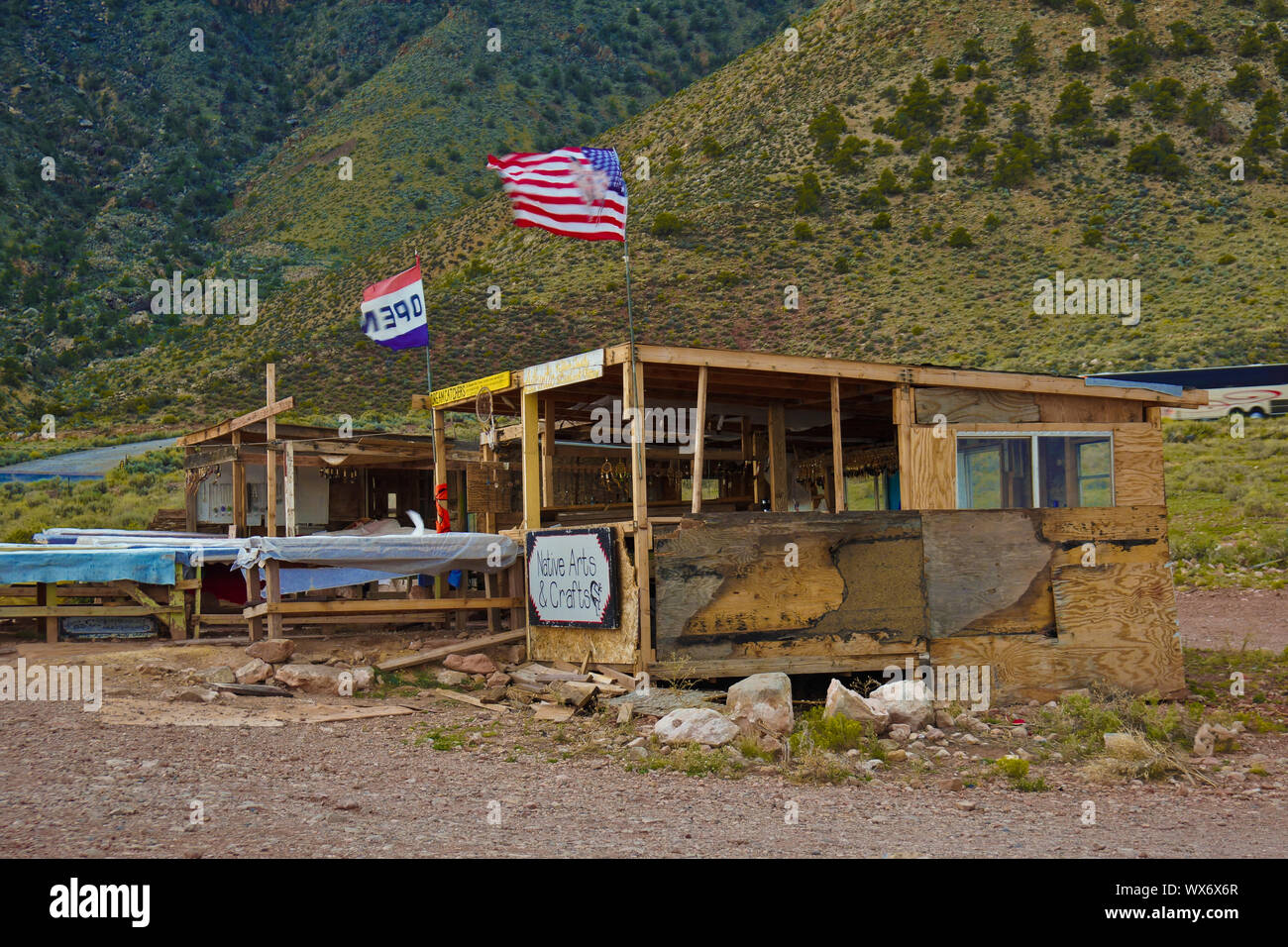 native american souvenir store at grand canyon Stock Photo