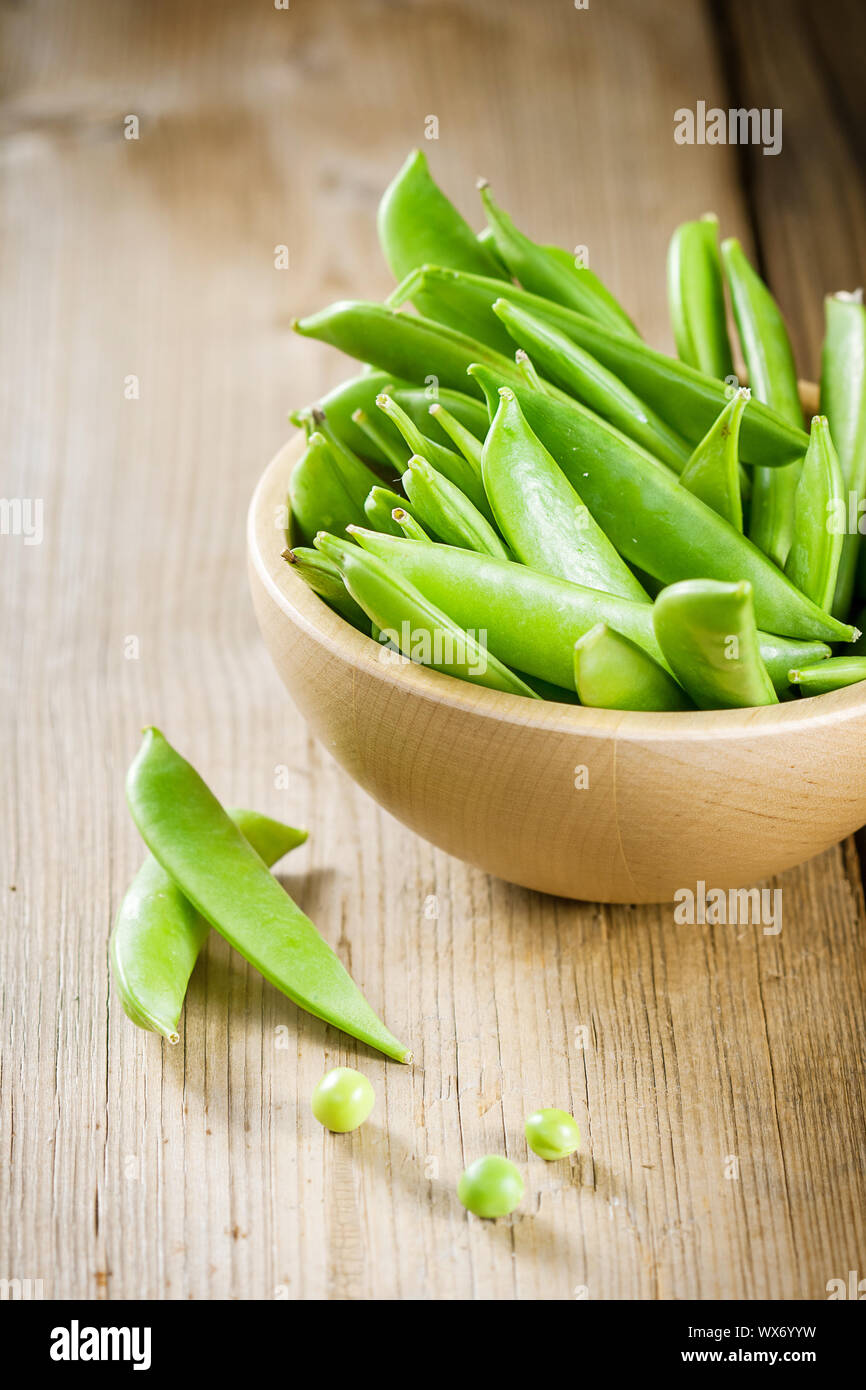 Green peas in a pods Stock Photo Alamy