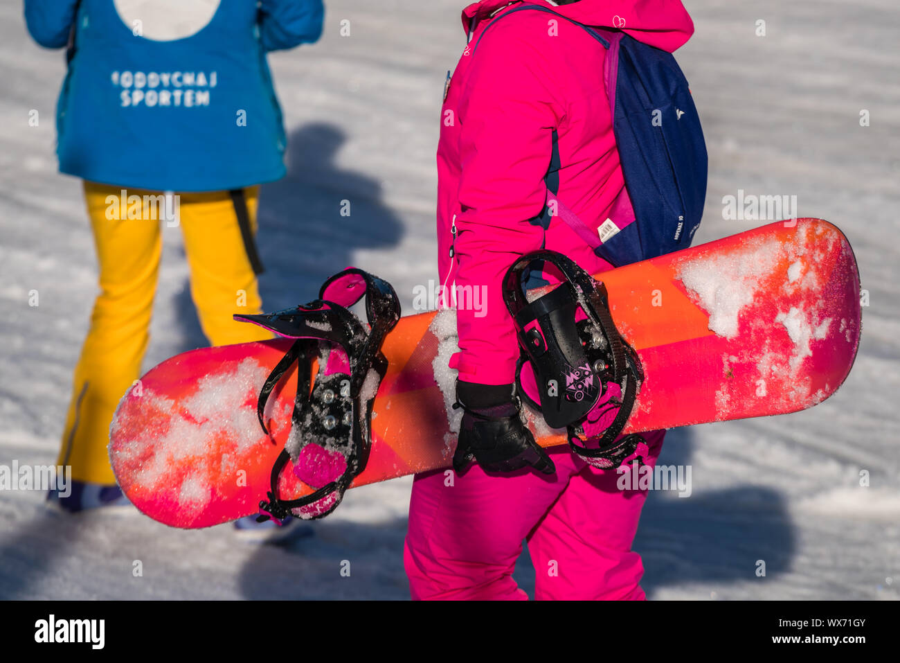 Snowboard lesson hi-res stock photography and images - Alamy