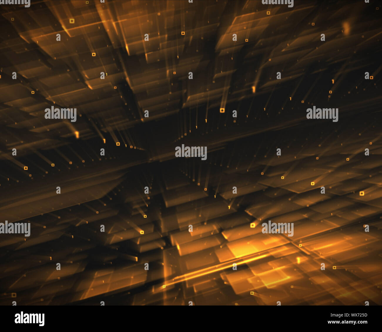 Abstract orange squares background Stock Photo - Alamy