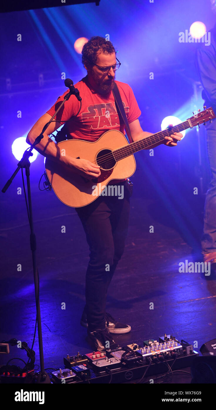 September 13, 2019, Norfolk, Virginia, USA: ANDY FALCO  of The  Infamous Stringdusters  brings the bluegrass  to the Norva in Norfolk, Virginia 13 September 2019 .Photo  Â© Jeff Moore 2019 (Credit Image: © Jeff Moore/ZUMA Wire) Stock Photo