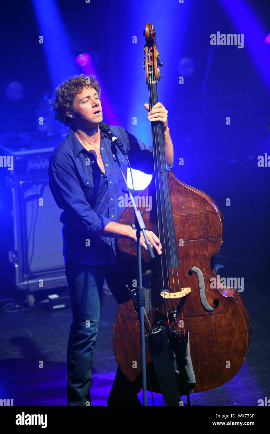 September 13, 2019, Norfolk, Virginia, USA: TRAVIS BOOK  of The  Infamous Stringdusters  brings the bluegrass  to the Norva in Norfolk, Virginia 13 September 2019 .Photo  Â© Jeff Moore 2019 (Credit Image: © Jeff Moore/ZUMA Wire) Stock Photo