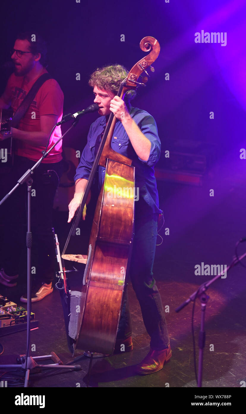 September 13, 2019, Norfolk, Virginia, USA: TRAVIS BOOK  of The  Infamous Stringdusters  brings the bluegrass  to the Norva in Norfolk, Virginia 13 September 2019 .Photo  Â© Jeff Moore 2019 (Credit Image: © Jeff Moore/ZUMA Wire) Stock Photo