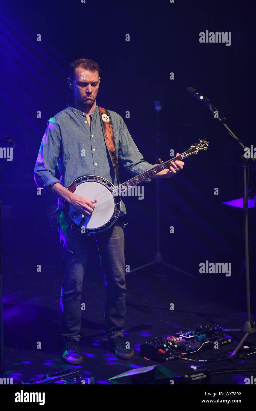 September 13, 2019, Norfolk, Virginia, USA: CHRIS PANDOLFI of The  Infamous Stringdusters  brings the bluegrass  to the Norva in Norfolk, Virginia 13 September 2019 .Photo  Â© Jeff Moore 2019 (Credit Image: © Jeff Moore/ZUMA Wire) Stock Photo