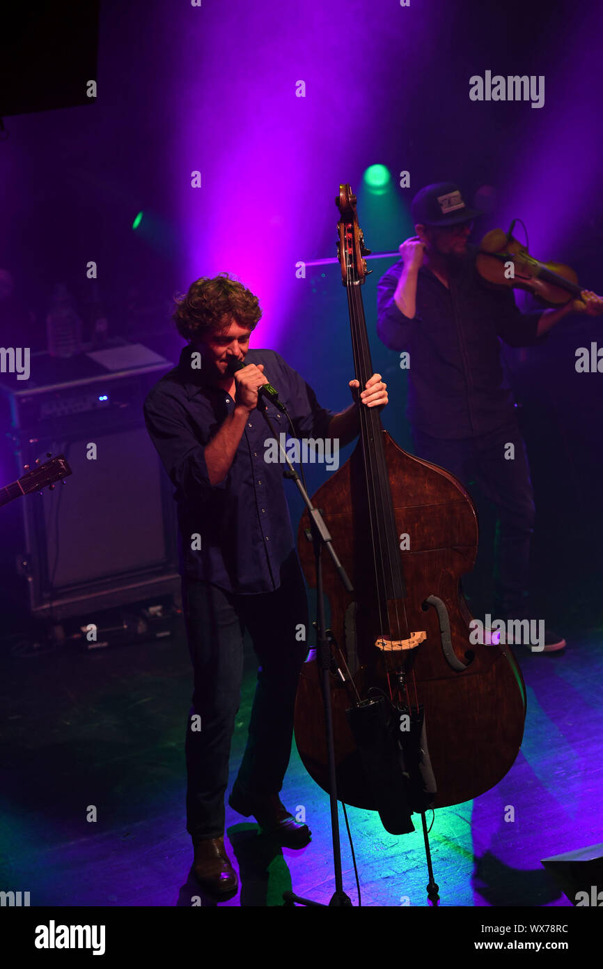 September 13, 2019, Norfolk, Virginia, USA: TRAVIS BOOK  of The  Infamous Stringdusters  brings the bluegrass  to the Norva in Norfolk, Virginia 13 September 2019 .Photo  Â© Jeff Moore 2019 (Credit Image: © Jeff Moore/ZUMA Wire) Stock Photo