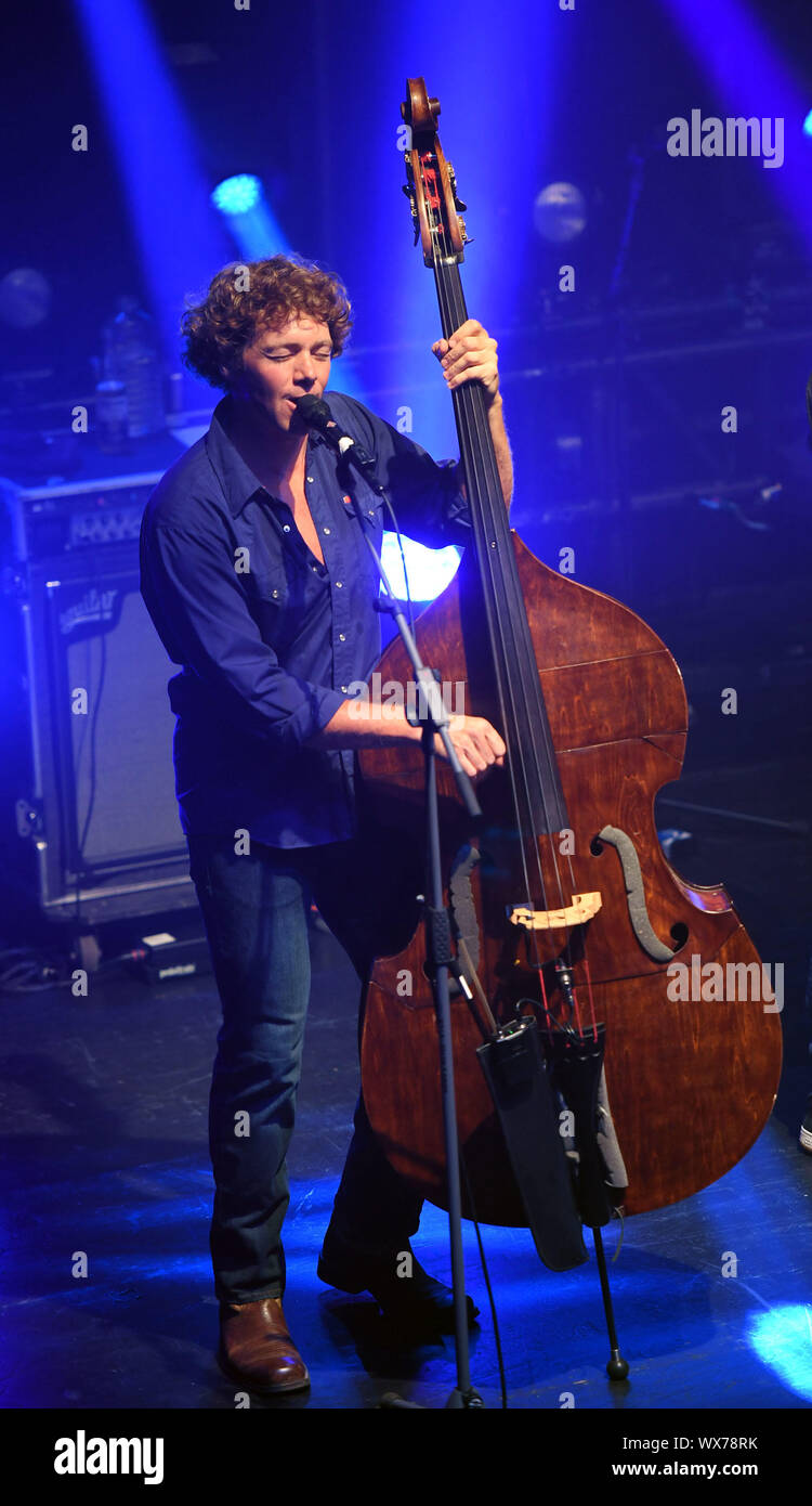 September 13, 2019, Norfolk, Virginia, USA: TRAVIS BOOK  of The  Infamous Stringdusters  brings the bluegrass  to the Norva in Norfolk, Virginia 13 September 2019 .Photo  Â© Jeff Moore 2019 (Credit Image: © Jeff Moore/ZUMA Wire) Stock Photo