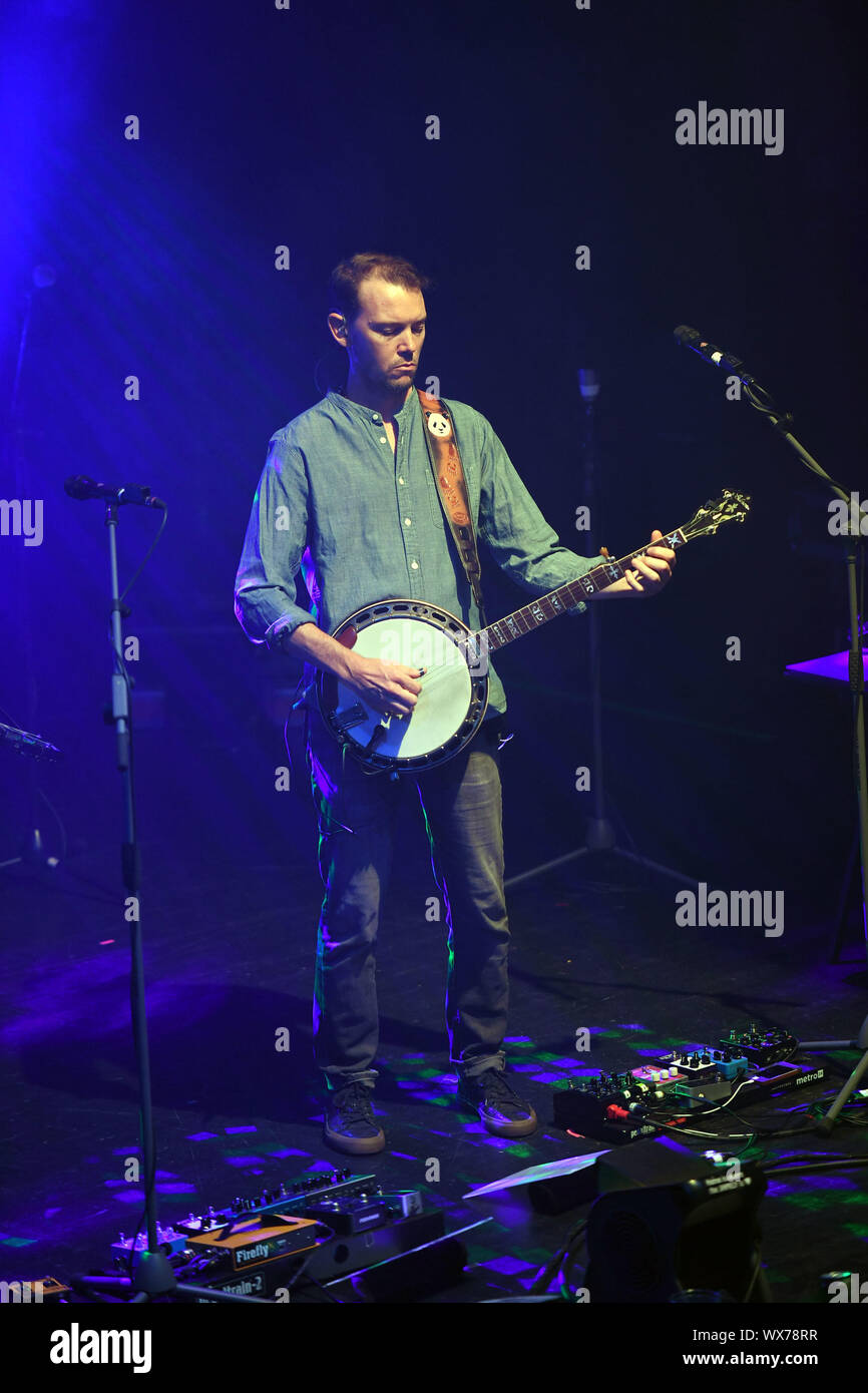 September 13, 2019, Norfolk, Virginia, USA: CHRIS PANDOLFI of The  Infamous Stringdusters  brings the bluegrass  to the Norva in Norfolk, Virginia 13 September 2019 .Photo  Â© Jeff Moore 2019 (Credit Image: © Jeff Moore/ZUMA Wire) Stock Photo