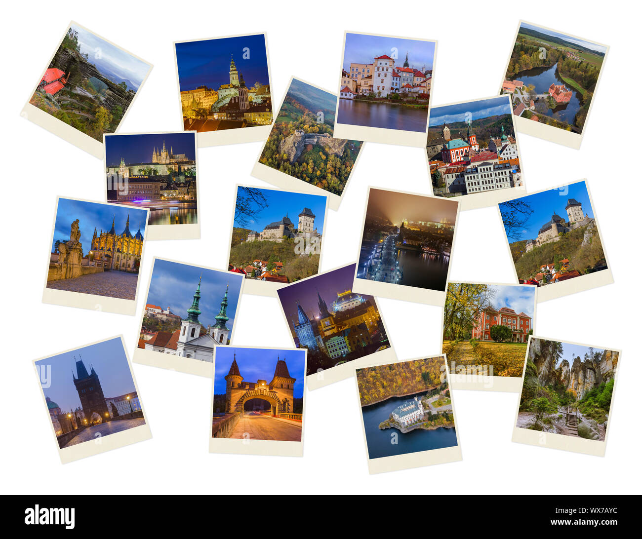 Collage of Czech republic images (my photos) Stock Photo