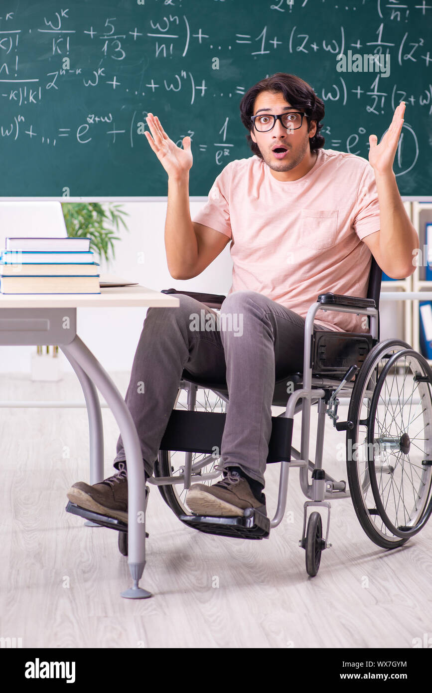 Surprised man in wheelchair hi-res stock photography and images - Alamy