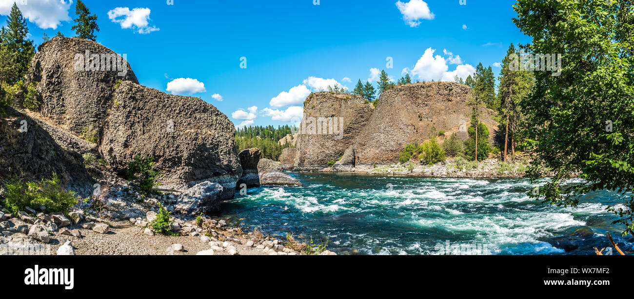 Nine mile falls washington hi-res stock photography and