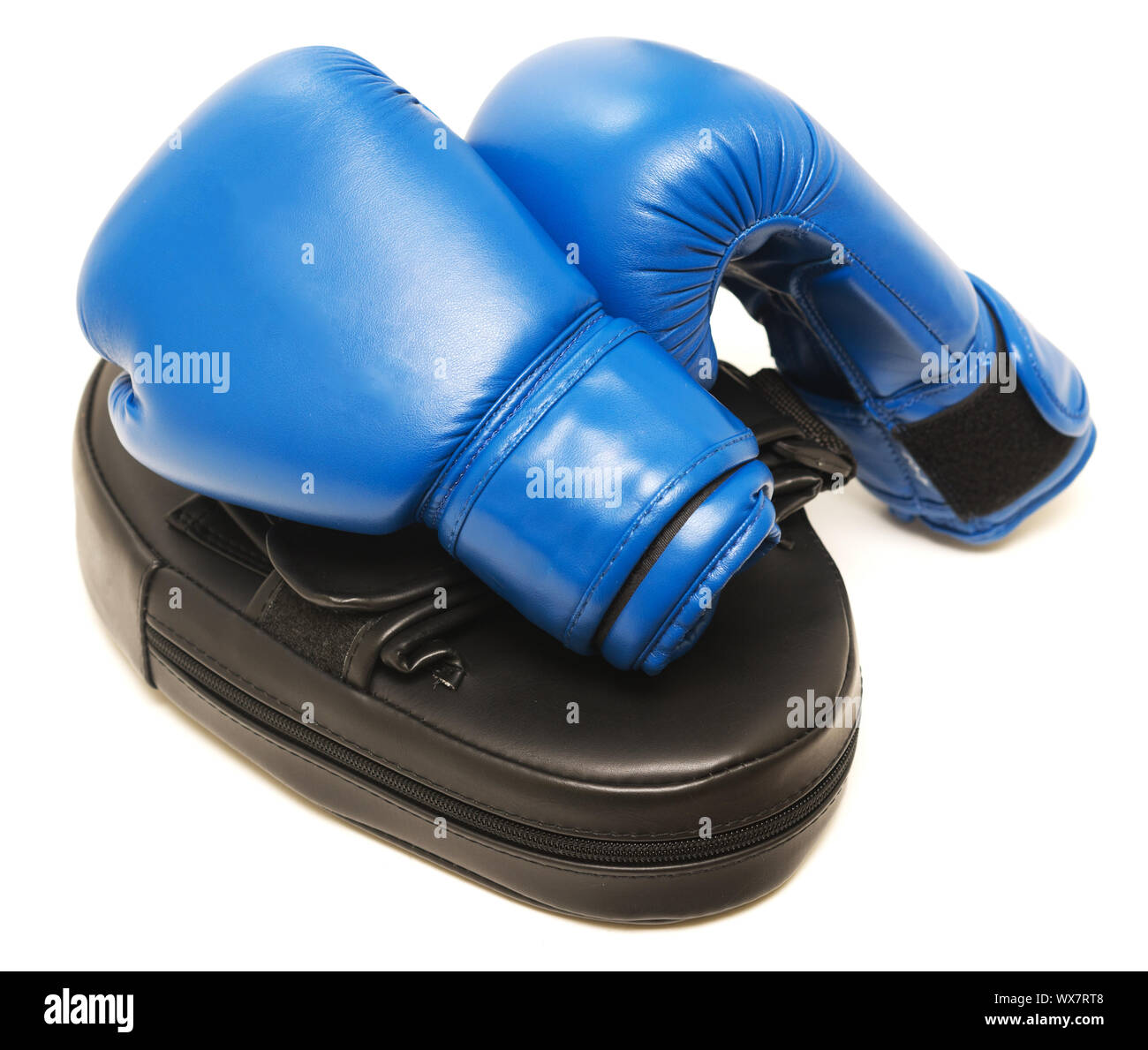Boxing gloves and mitt Stock Photo Alamy