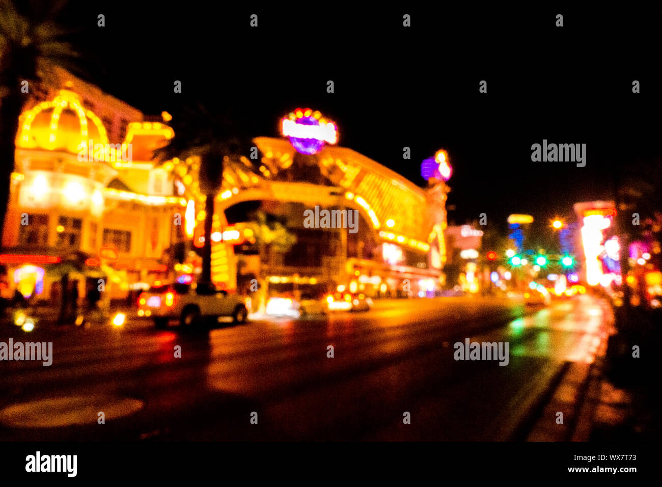 Las vegas strip lights blur hi-res stock photography and images - Alamy