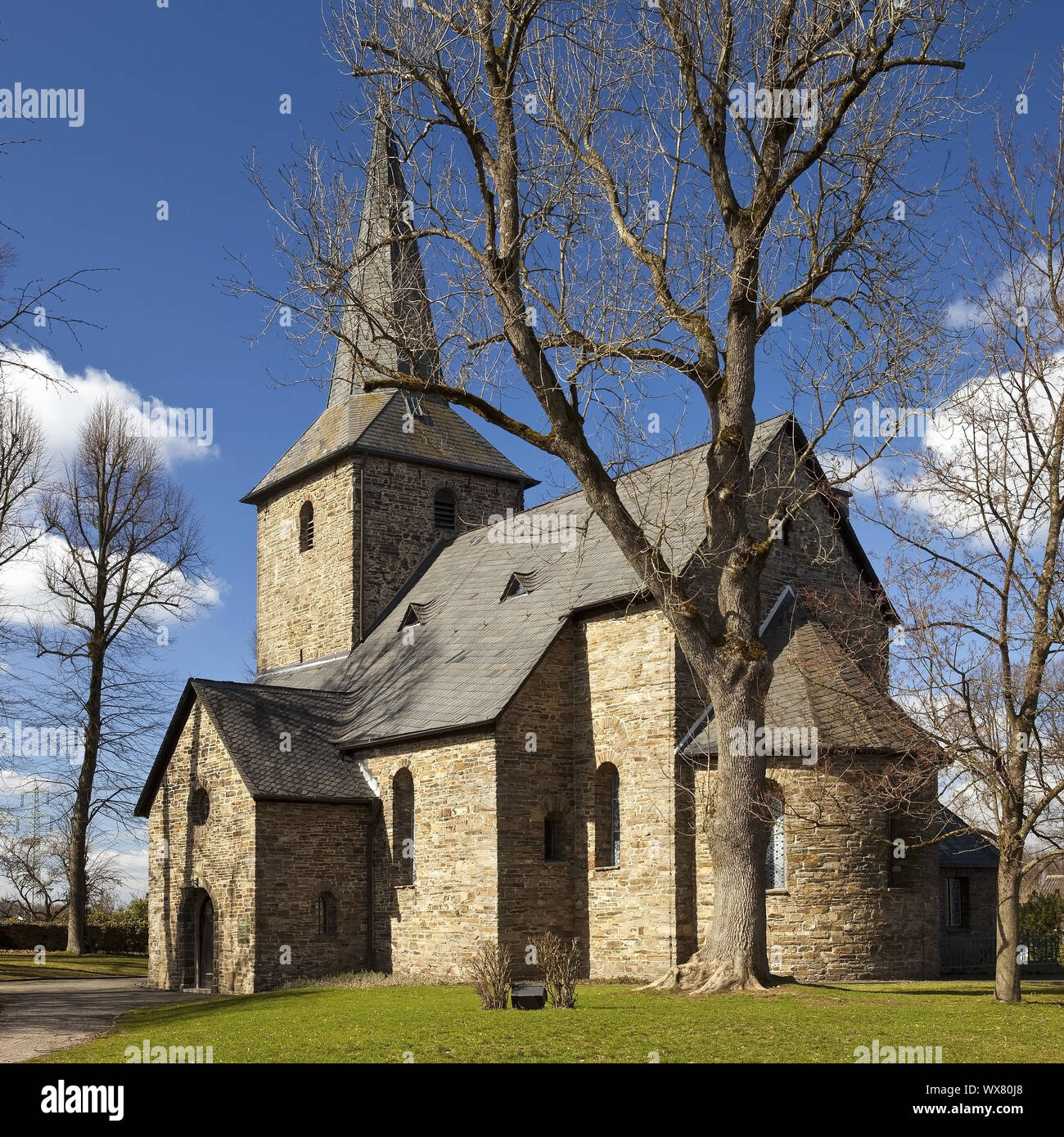 St John´s Church, Nachrodt-Wiblingwerde, Sauerland, NorthRhine-Westphalia, Germany, Europe Stock Photo