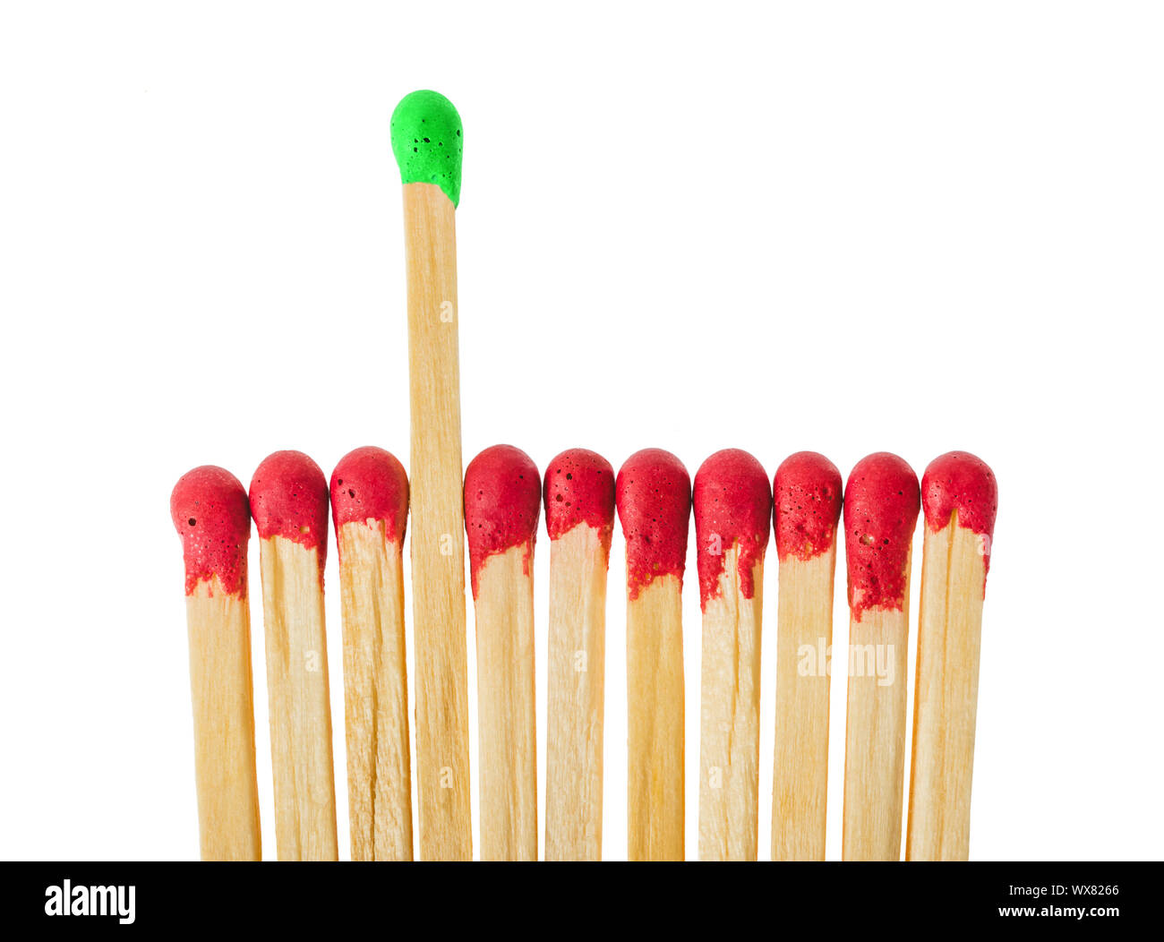 Matches - leadership or inspiration concept Stock Photo