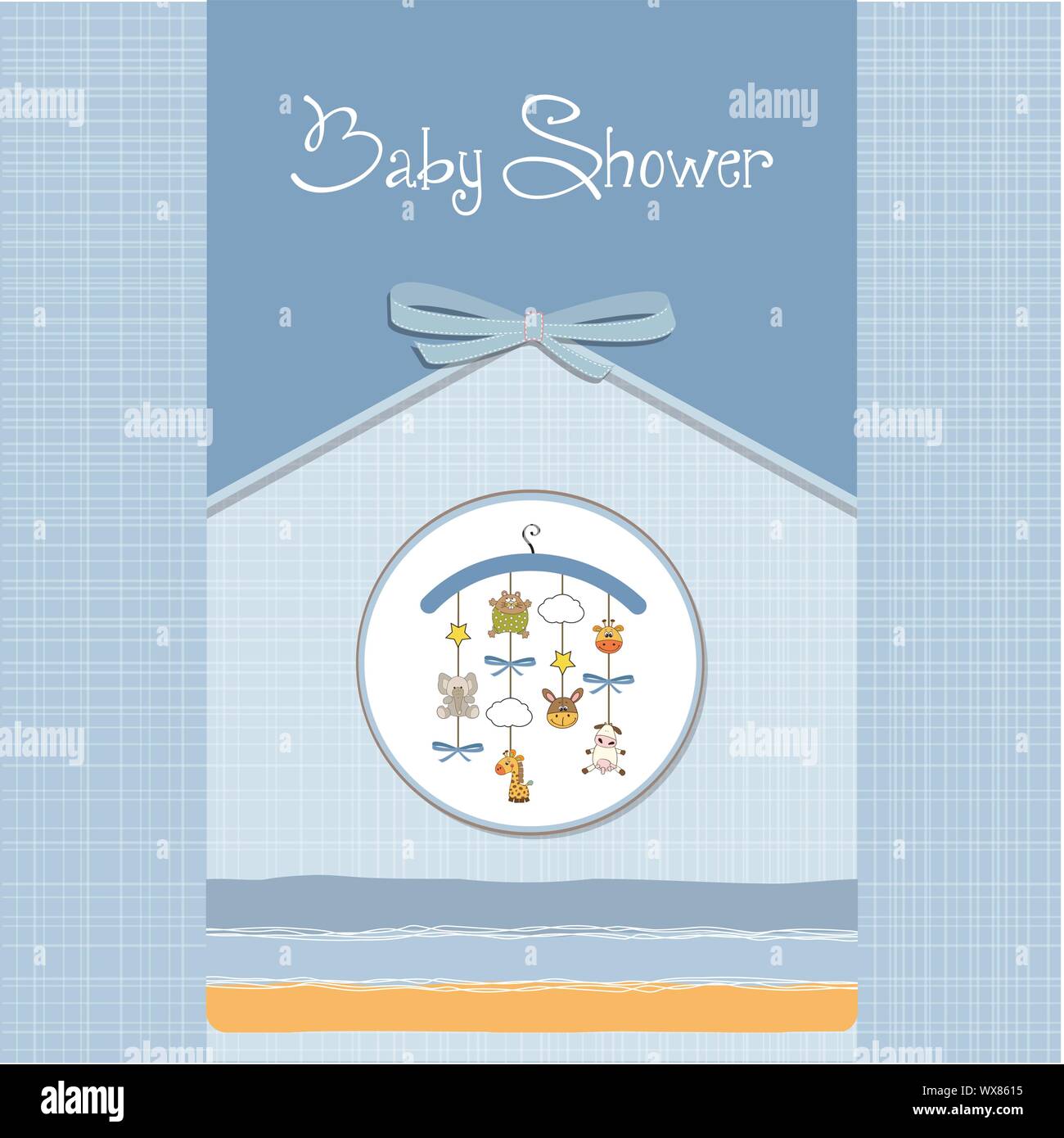 baby announcement card Stock Vector Image & Art Alamy