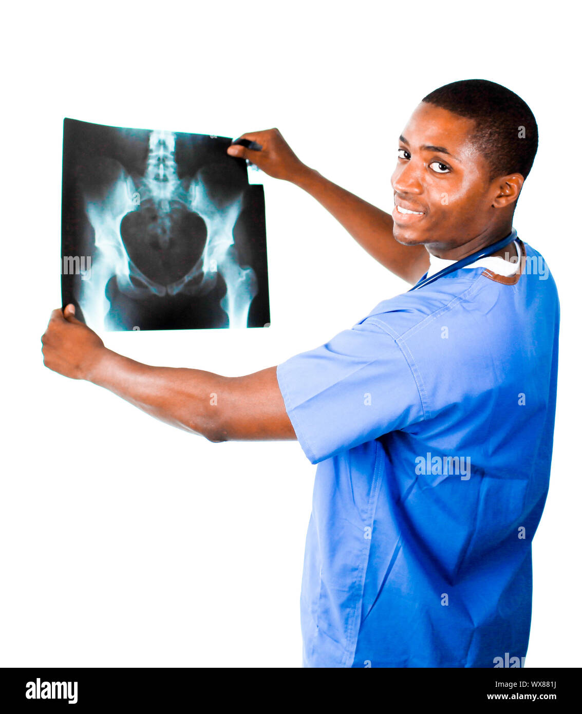 Doctor holding xray Cut Out Stock Images & Pictures - Alamy